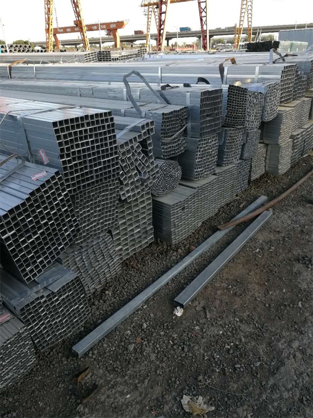 Q235B热浸婺城婺城婺城镀锌无缝方矩管 钢结构专用管材